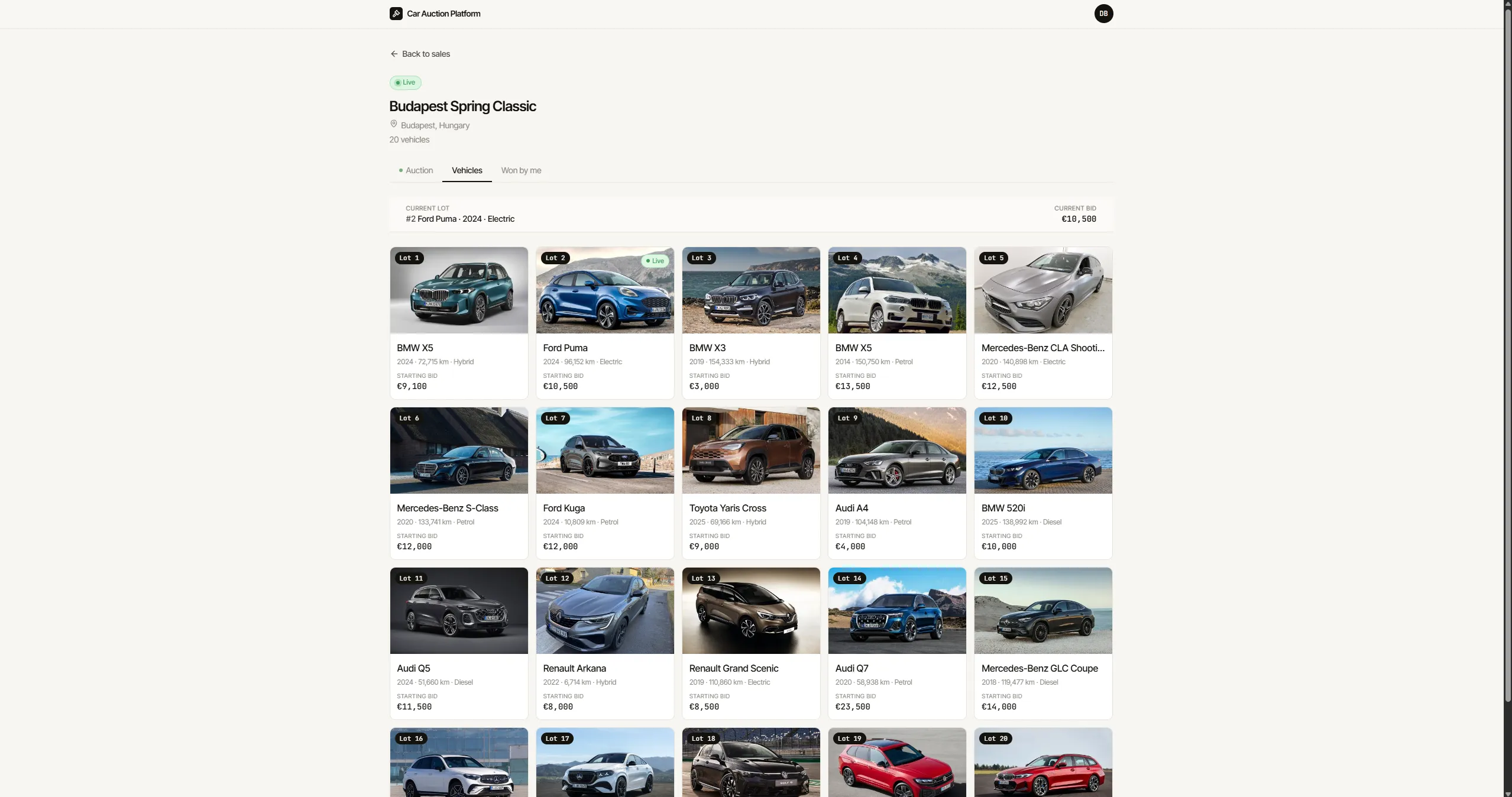 Car Auction Platform screenshot 14