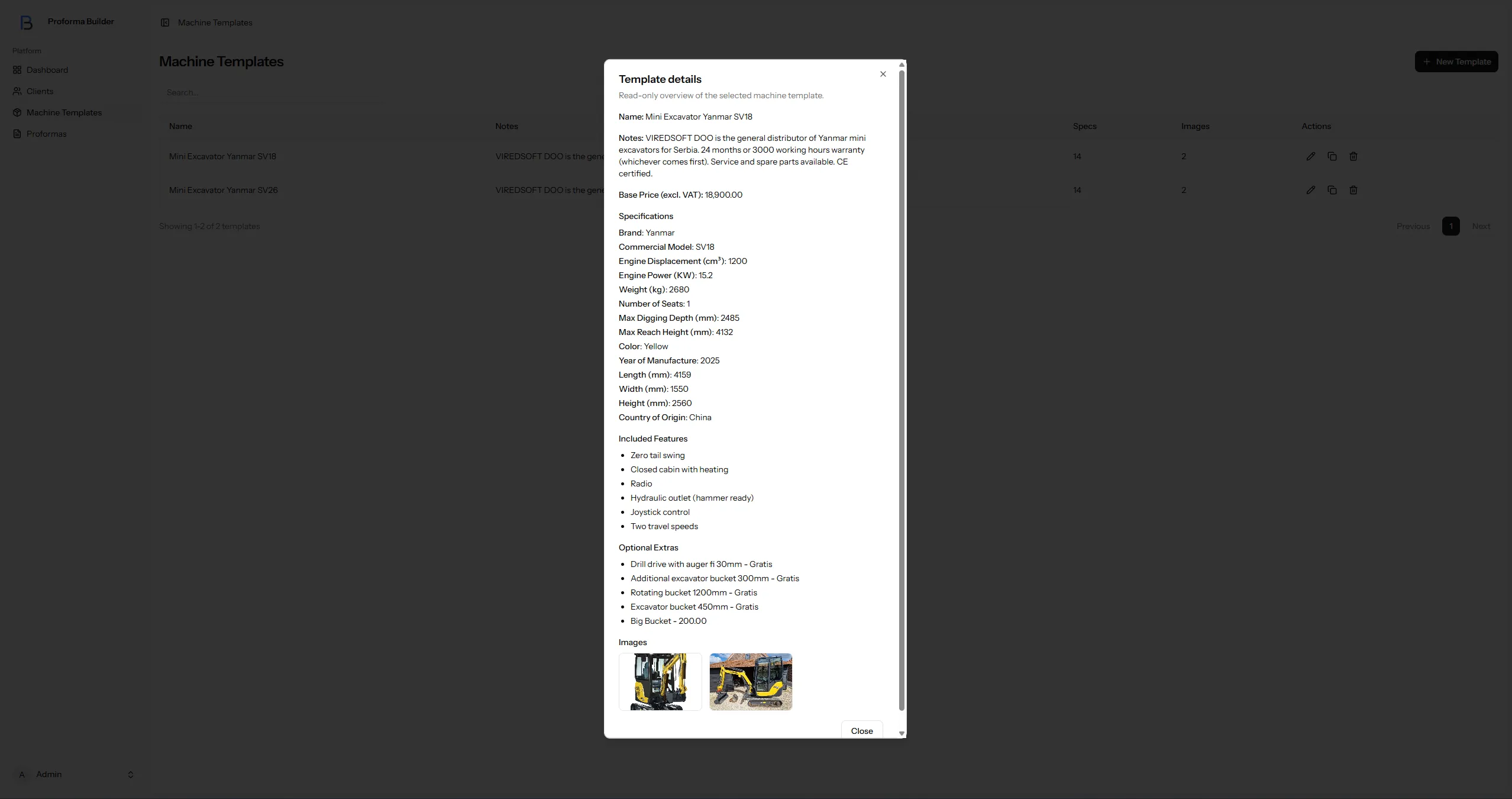 Proforma Builder screenshot 3