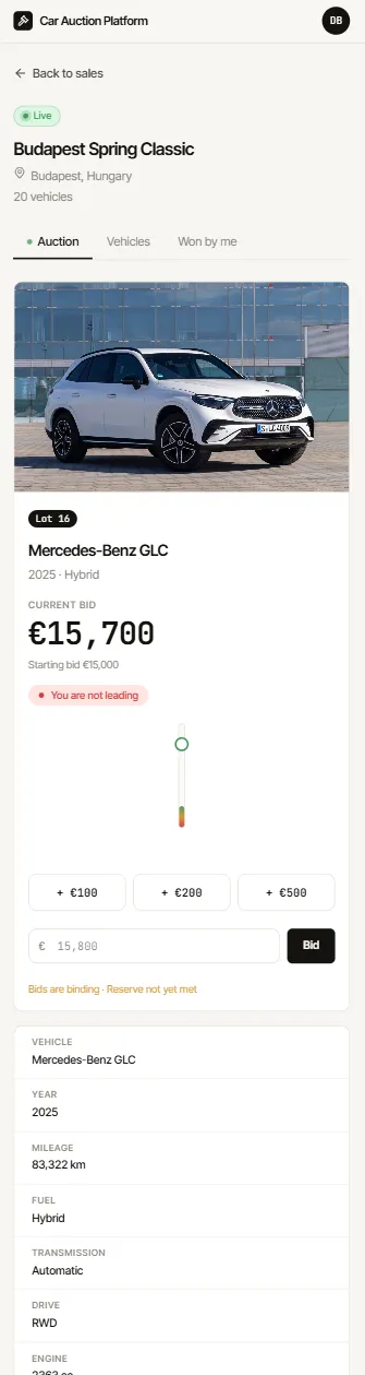 Car Auction Platform screenshot 21