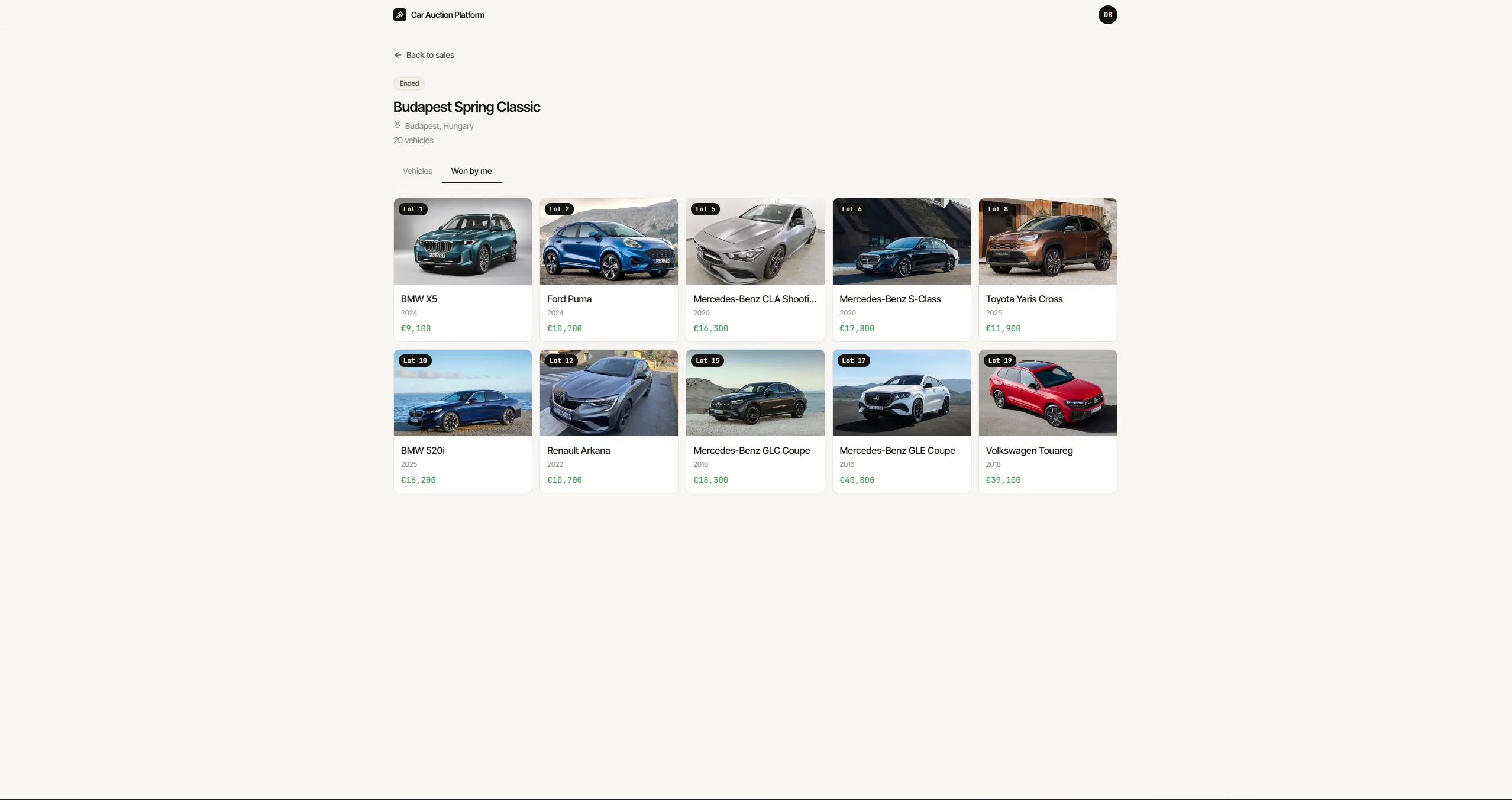 Car Auction Platform screenshot 25