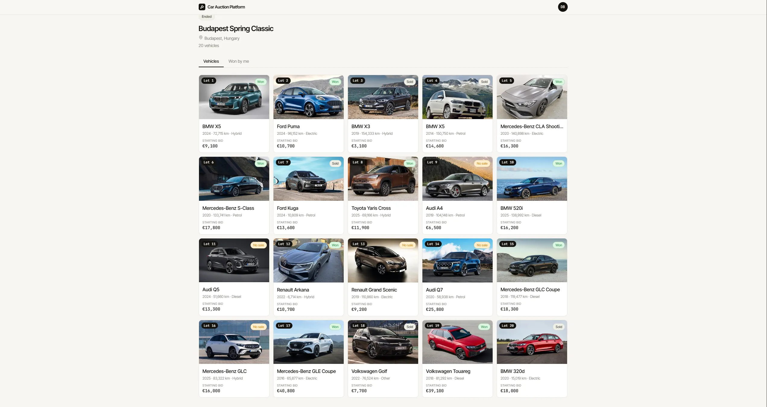 Car Auction Platform screenshot 30