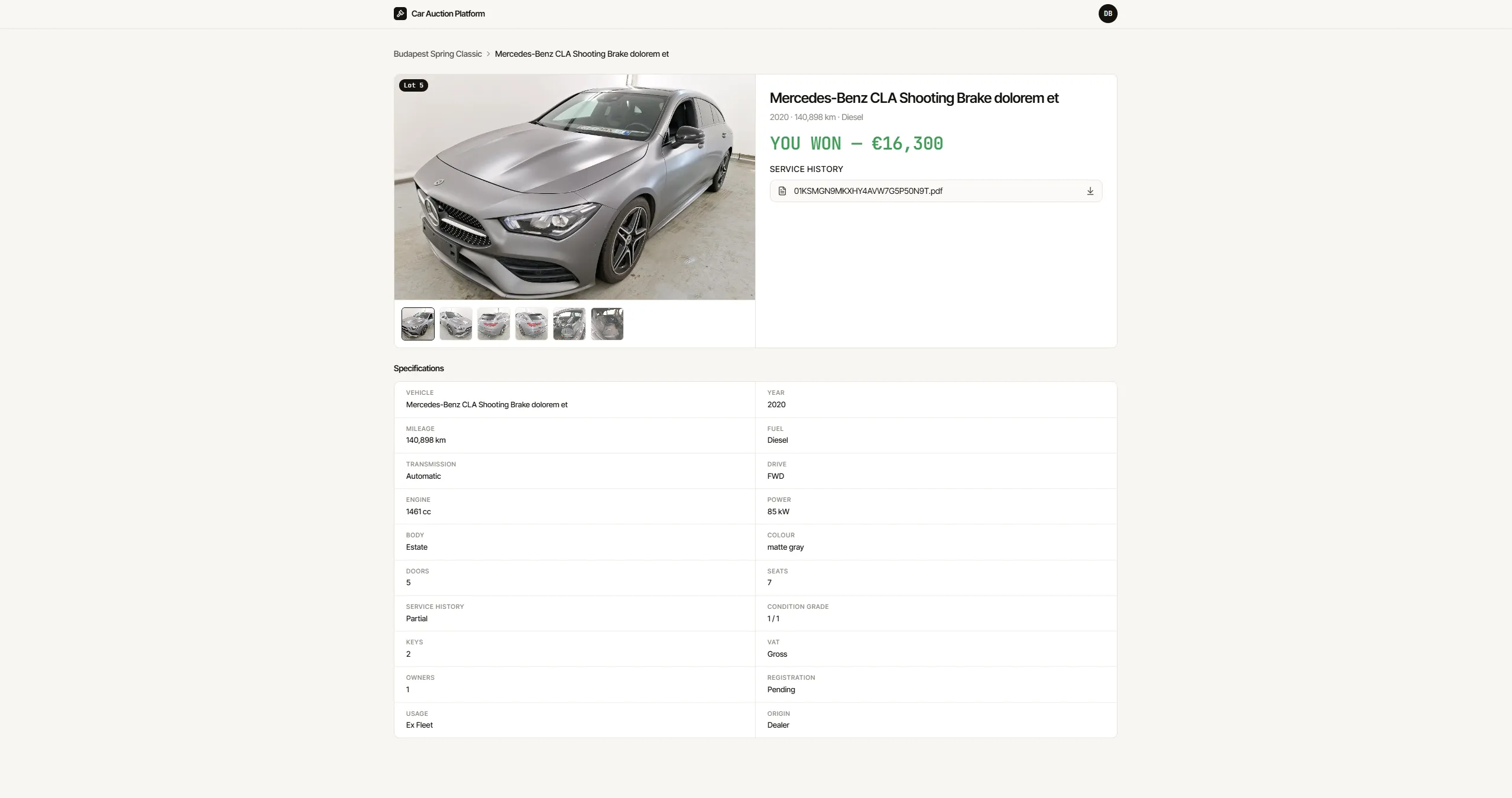 Car Auction Platform screenshot 31