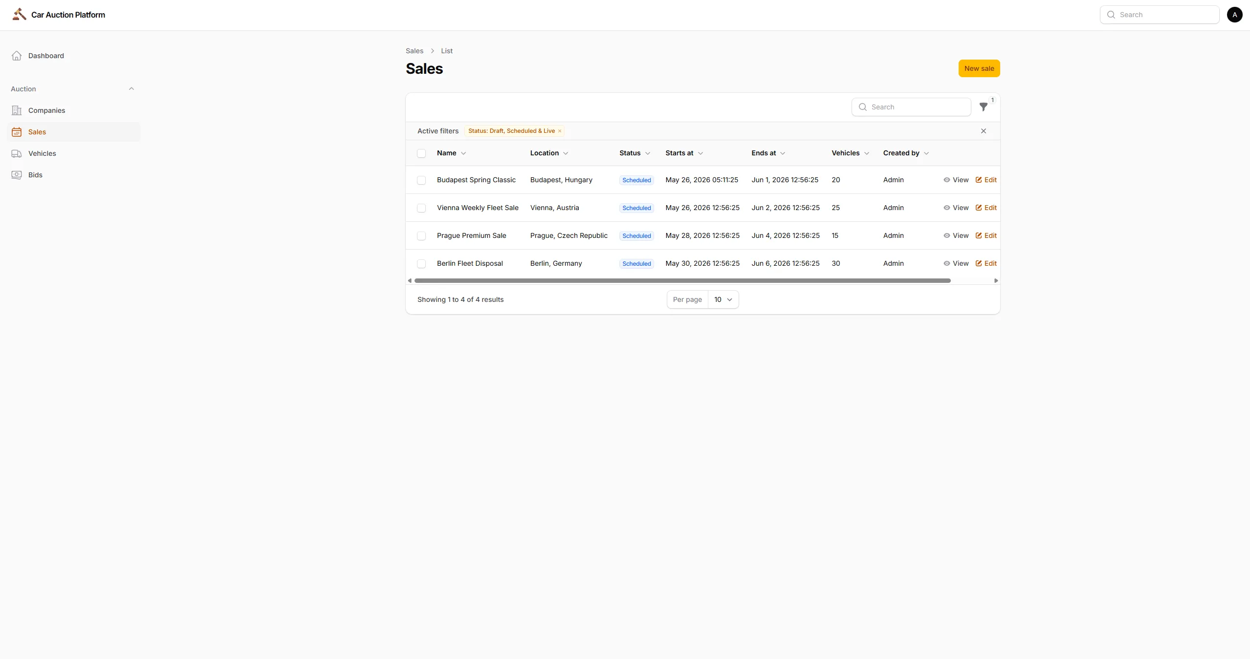 Car Auction Platform screenshot 37