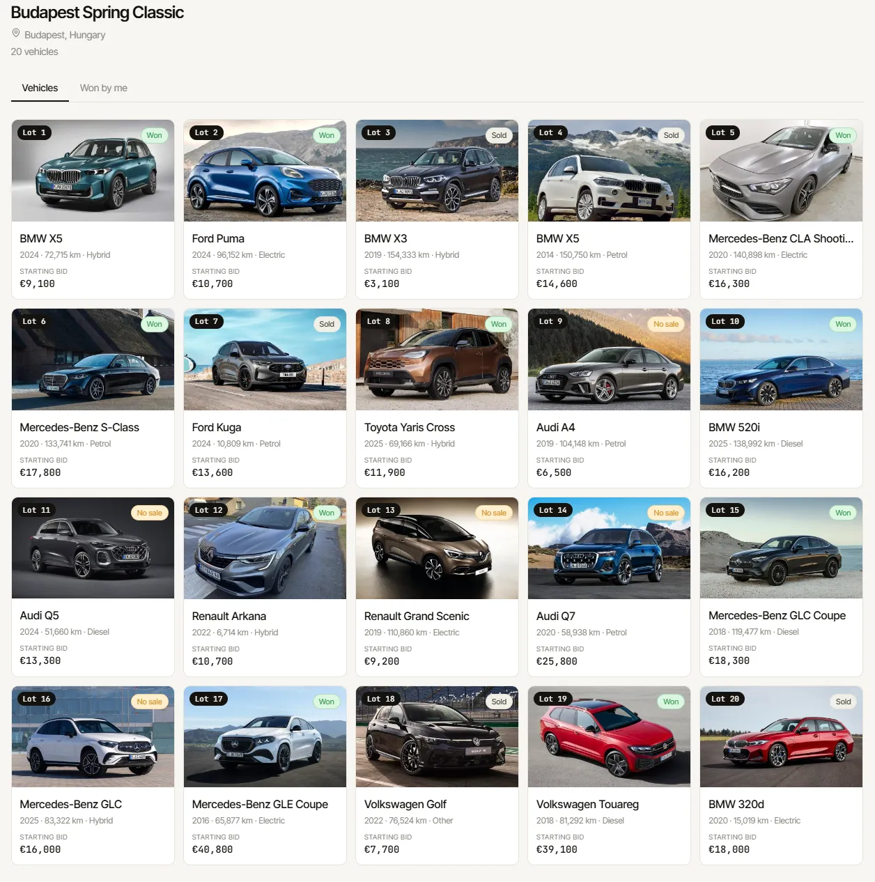 Car Auction Platform